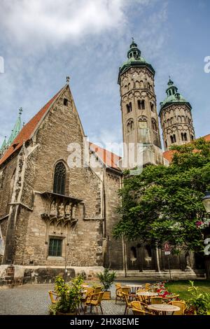 Site touristique de la cathédrale de Naumburg en Allemagne Banque D'Images