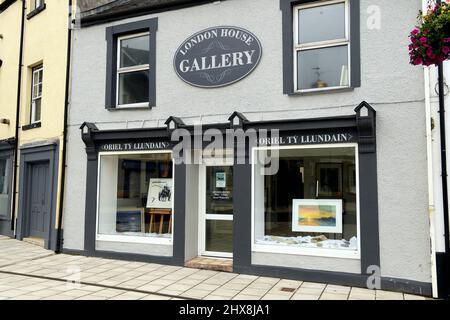 Le port gallois de Fishgaurid dans le pembrokeshire avec son service de ferry pour rosslare irlande, photos du port et du centre-ville Banque D'Images