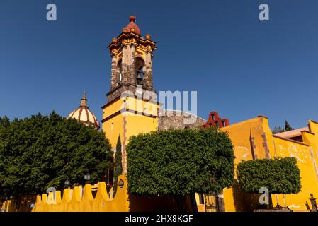 Mexique, Guanajuato, San Miguel de Allende, Église extérieure de l'Immaculée conception (Templo de la Purísima Concepción) Banque D'Images