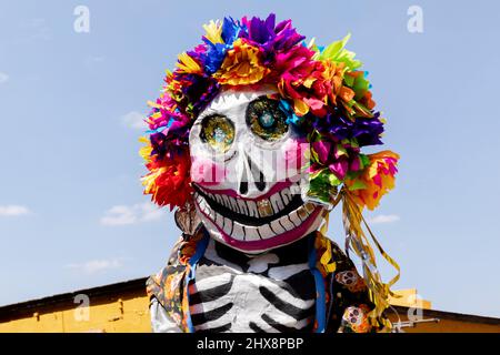 Mexique, État de Guanajuato, San Miguel de Allende, 'Desfile de Gigantes', Mojigangas, comme on les appelle officiellement, est originaire d'Espagne Banque D'Images