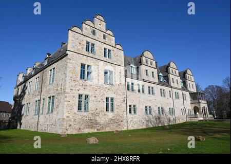 Château de style Renaissance Weser Banque D'Images