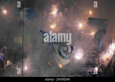 Philips Stadium, Eindhoven, pays-Bas. 5th mars 2022. UEFA Europa Conference League, au stade Philips, Eindhoven, pays-Bas. Kim Price/CSM/Alamy Live News Banque D'Images