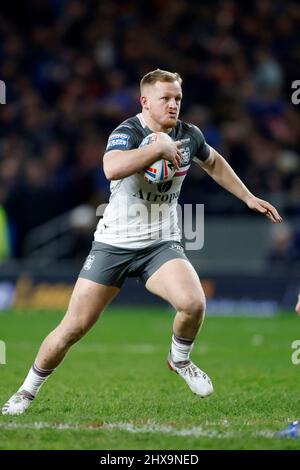 Jordan Johnstone du FC Hull lors du match de la Super League de Betfred au stade Headingley, à Leeds. Date de la photo: Jeudi 10 mars 2022. Banque D'Images