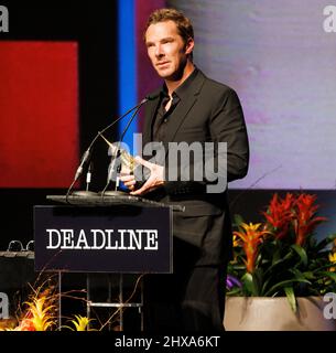 Benedict Cumberbatch avec le Cinema Vanguard Award pour son rôle dans Power of the Dog au 37e Festival International du film de Santa Barbara Banque D'Images