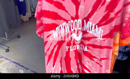 Célèbre musée extérieur Wynwood Walls à Miami - MIAMI, ÉTATS-UNIS - 20 FÉVRIER 2022 Banque D'Images