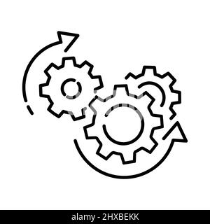 Icône vectorielle abstraite sur le blanc, Illustration isolée pour la conception graphique et web.Symbole plat simple. Illustration de Vecteur