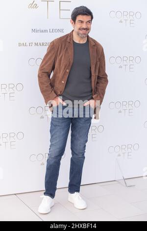 Rome, Italie. 10th mars 2022. Pierfrancesco Favino participe au photocall du film ''Corro da te'' à Rome (Credit image: © Matteo Nardone/Pacific Press via ZUMA Press Wire) Credit: ZUMA Press, Inc./Alay Live News Banque D'Images