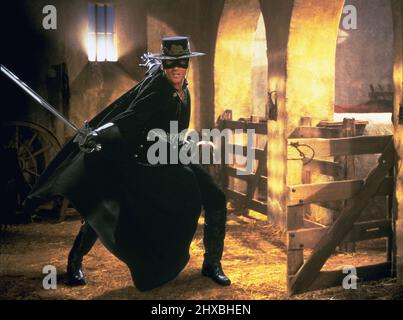ANTONIO BANDERAS dans le masque de Zorro (1998), réalisé par Martin Campbell. Credit : Amblin Entertainment / Album Banque D'Images