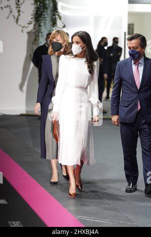 Madrid, Espagne. 11th mars 2022. La reine Letizia visite le MBFW à Madrid, vendredi 11 mars 2022 crédit: CORDONE PRESS/Alay Live News Banque D'Images
