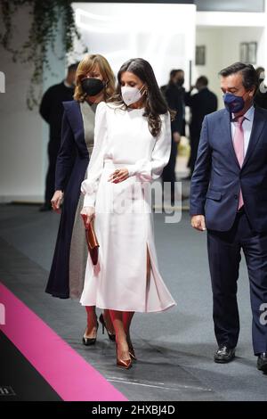 Madrid, Espagne. 11th mars 2022. La reine Letizia visite le MBFW à Madrid, vendredi 11 mars 2022 crédit: CORDONE PRESS/Alay Live News Banque D'Images