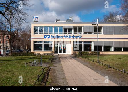 La branche de la Berliner Volksbank dans la Schloßstrasse à Berlin Steglitz Banque D'Images