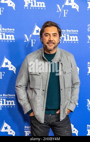 Santa Barbara, États-Unis. 10th mars 2022. Tapis rouge arrivées, Javier Bardem. Le Festival international du film de Santa Barbara 37th rend hommage à Javier Bardem et à Nicole Kidman avec le Prix du Maître moderne au Arlington Theatre de Santa Barbara, en Californie, le 10 mars 2022. (Photo de Rod Rolle/Sipa USA) Credit: SIPA USA/Alay Live News Banque D'Images