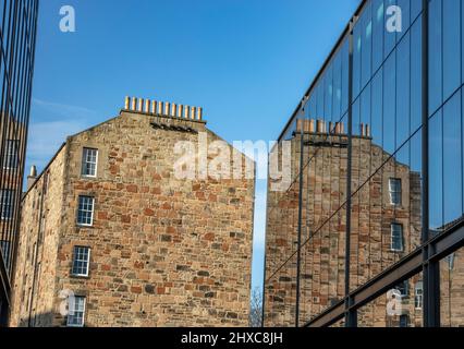 Le Quartermile à Édimbourg. Un développement de bâtiments modernes et historiques au sud du Grassmarket. Banque D'Images