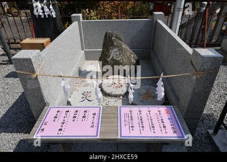 Musashidai Rokuten Shrine Saitama , Japon 1752 Oto, Iwatsukiku, Saitama 339-0014 Préfecture Saitama 武蔵第六天神社 Banque D'Images