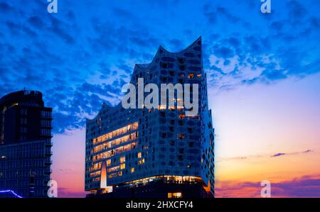 Elbphilharmonie, Hambourg, Allemagne, Europe Banque D'Images