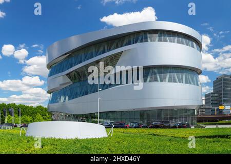 Musée Mercedes Benz, Stuttgart, Bade-Wurtemberg, Allemagne Banque D'Images