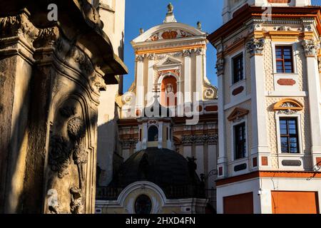 Europe, Pologne, Basse-Silésie, complexe du monastère cistercien à Henrykow Banque D'Images