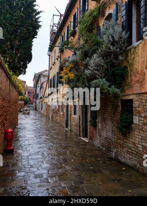 Sur le Rio Terà ai Saloni, Venise Banque D'Images