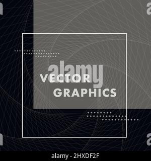 Arrière-plan vectoriel abstrait avec motif en spirale hexagonal Illustration de Vecteur