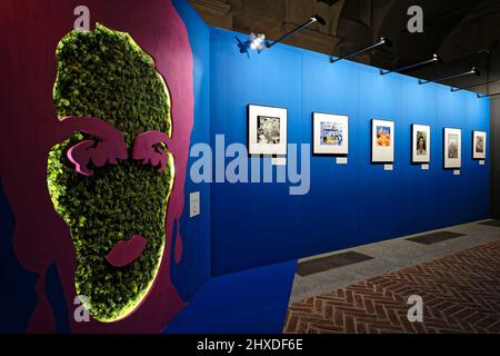 Nichelino, Italie. 11th mars 2022. Nichelino, Italie. Frida Kahlo à travers la lentille de l'exposition Nickolas Muray à Stupinigi (Turin) avant l'ouverture. Credit: MLBARIONA/Alamy Live News Banque D'Images