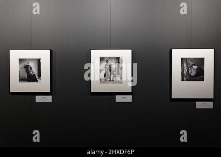 Nichelino, Italie. 11th mars 2022. Nichelino, Italie. Frida Kahlo à travers la lentille de l'exposition Nickolas Muray à Stupinigi (Turin) avant l'ouverture. Credit: MLBARIONA/Alamy Live News Banque D'Images