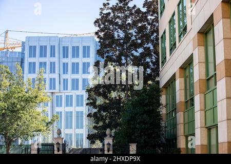Vue sur Burbank, Californie, États-Unis l'après-midi. Banque D'Images