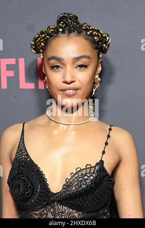 LONDRES, ANGLETERRE - 11 MARS : Jasmine Jobson participe à la première mondiale « Top Boy 2 » à Hackney Picturehouse le 11 mars 2022 à Londres, en Angleterre. Crédit : Picture Capital/Alamy Live News Banque D'Images