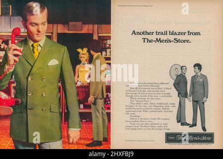 Vintage 24 Mars 1969 'ports Illustrated' Magazine publicité, Etats-Unis Banque D'Images