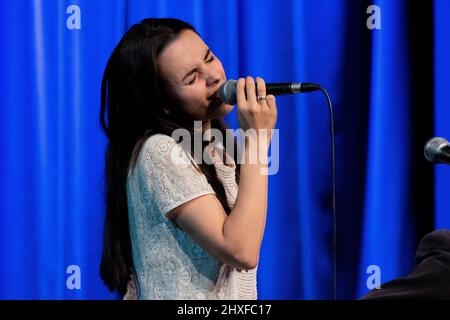 Milan Italie 12 mars 2022 Andrea Motis et son groupe - Live at Blue Note Club © Andrea Ripamonti / Alay Banque D'Images