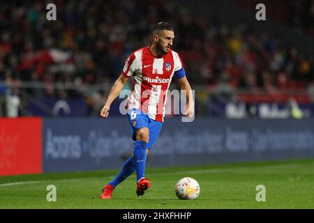 Madrid, Espagne. 11th mars 2022. Koke (Atletico) football : Espagnol 'la Liga Santander' match entre le Club Atletico de Madrid 2-1 Cadix CF à l'Estadio Wanda Metropolitano à Madrid, Espagne . Crédit: Mutsu Kawamori/AFLO/Alay Live News Banque D'Images