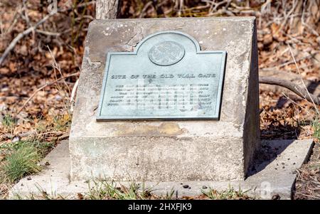 Historique Marker pour le site d'un péage à Sag Harbor, NY Banque D'Images