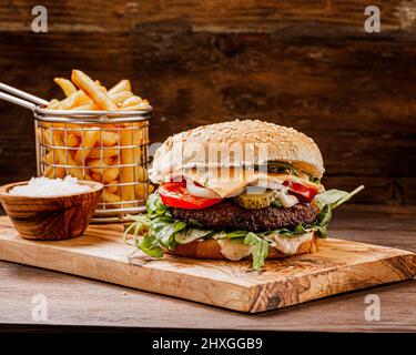 Burger Banque D'Images