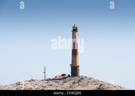 Phare de Diaz point. Luderitz Namibie. Banque D'Images