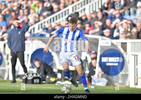 Hartlepool, Royaume-Uni. 12th mars 2022. HARTLEPOOL, ROYAUME-UNI. 12th MARS Joe Gray de Hartlepool United lors du match de la Sky Bet League 2 entre Hartlepool United et Leyton Orient à Victoria Park, Hartlepool, le samedi 12th mars 2022. (Crédit : Scott Llewellyn | MI News) crédit : MI News & Sport /Alay Live News Banque D'Images