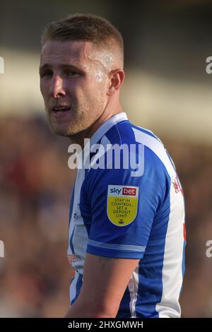 Hartlepool, Royaume-Uni. 12th mars 2022. HARTLEPOOL, ROYAUME-UNI. 12th MARS Marcus Carver de Hartlepool United lors du match de la Sky Bet League 2 entre Hartlepool United et Leyton Orient à Victoria Park, Hartlepool, le samedi 12th mars 2022. (Crédit : Scott Llewellyn | MI News) crédit : MI News & Sport /Alay Live News Banque D'Images