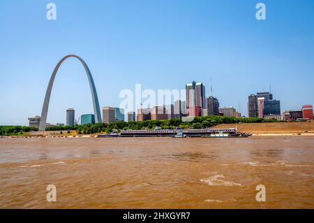 Parc national Gateway Arch, Missouri-USA Banque D'Images