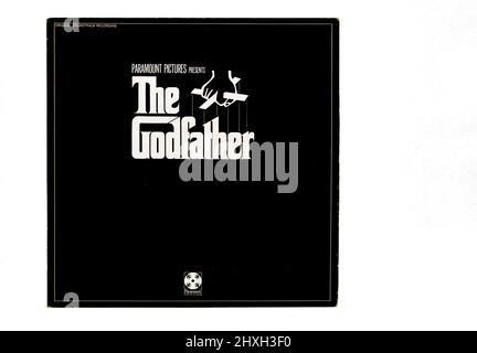 La couverture de disque vinyle LP Godfather Banque D'Images
