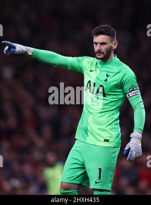 Manchester, Angleterre, 12th mars 2022. Hugo Lloris de Tottenham lors du match de la Premier League à Old Trafford, Manchester. Le crédit photo doit être lu : Darren Staples / Sportimage Banque D'Images