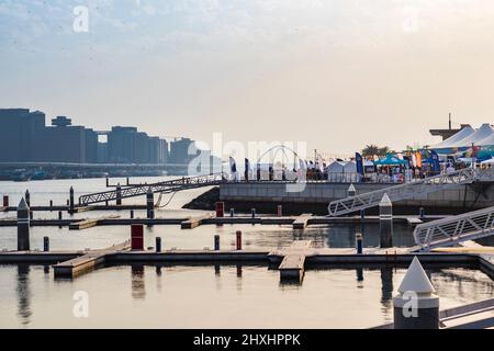 Dubai, Émirats Arabes Unis - 02.27.2022 - Festival des animaux de compagnie à Souq al Marfa situé sur les îles Deira Banque D'Images