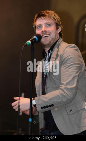 Ricky Wilson, Kaiser Chiefs, V2005, Hylands Park, Chelmsford, Essex, Grande-Bretagne - 20 août 2005 Banque D'Images