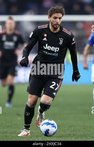 Stade Luigi Ferraris, Genova, Italie, 12 mars 2022, Manuel Locatelli (Juventus FC) en action pendant UC Sampdoria vs Juventus FC - football italien Banque D'Images