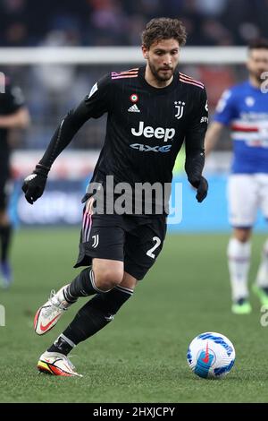 Manuel Locatelli (Juventus FC) en action pendant UC Sampdoria vs Juventus FC, football italien série A match à Genova, Italie, mars 12 2022 Banque D'Images