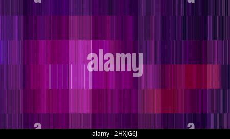 Arrière-plan multicolore de lignes clignotantes en bandes. Mouvement. Les lignes multicolores chatoyantes se déplacent en bandes. Les lignes verticales créent une distorsion ou Banque D'Images