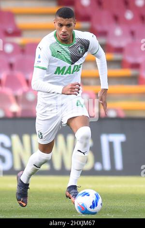 Salerno, Italie. 12th mars 2022. Ruan (US Sassuolo) en action la série A entre les Etats-Unis. Salernitana 1919 et AC Sassuolo au Stadio Arechi score final 2-2 (Credit image: © Agostino Gemito/Pacific Press via ZUMA Press Wire) Banque D'Images