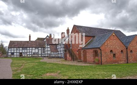 Maison Boscobel et Prieuré blanc des dames Banque D'Images