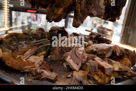 Une viande traditionnelle, la viande de brebis de Buryan de kebap spécial Banque D'Images