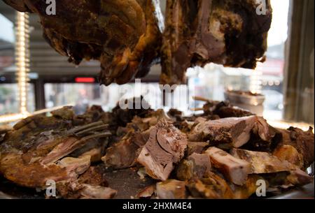 Une viande traditionnelle, la viande de brebis de Buryan de kebap spécial Banque D'Images