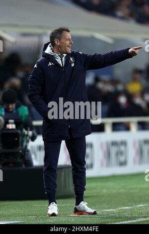 Bergame, Italie. 13th mars 2022. Alexander Blessin (Genoa CFC) gestes pendant Atalanta BC vs Genoa CFC, football italien série A match à Bergame, Italie, Mars 13 2022 crédit: Independent photo Agency/Alay Live News Banque D'Images