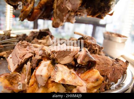 Une viande traditionnelle, la viande de brebis de Buryan de kebap spécial Banque D'Images