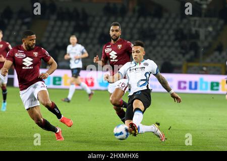 Olimpico Grande Torino, Turin, Italie, 13 mars 2022, Lautaro Martinez (FC Internazionale) au cours de Torino FC vs Inter - FC Internazionale - italian football série A match Banque D'Images